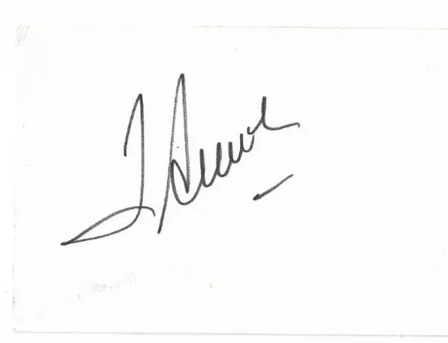 Tom Seaver Signed AUTO Autographed 3x5 Index Card New York Mets HOF Vintage