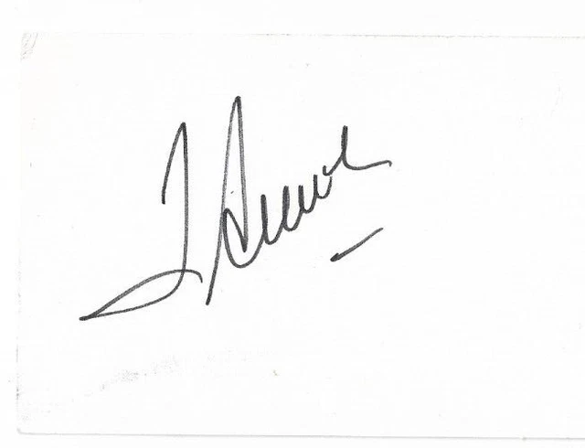 Tom Seaver Signed AUTO Autographed 3x5 Index Card New York Mets HOF Vintage