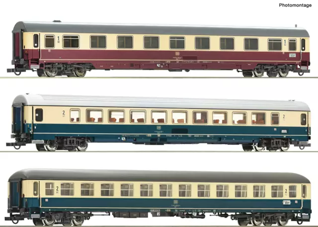 Roco 74036 HO Gauge DB EC24 Erasmus Coach Set 3 (3) IV