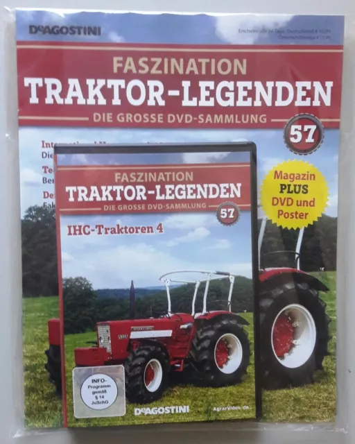 IHC Traktoren Teil 4 (DVD-Magazin-Poster) deAgostini Sammel-Nr.57  (NEU & OVP)