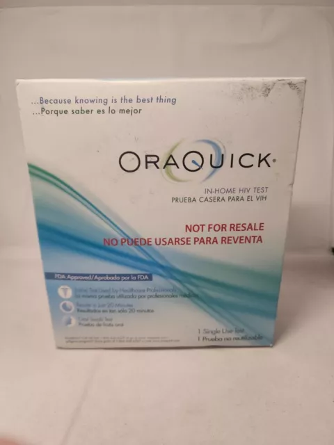 Sellado - Primeros auxilios Oraquick en el hogar prueba de VIH EverReady caducidad 07/24 (C)