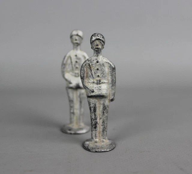 Vintage Soviet Tin toy soldier Original Military Army USSR ACTION FIGURE
