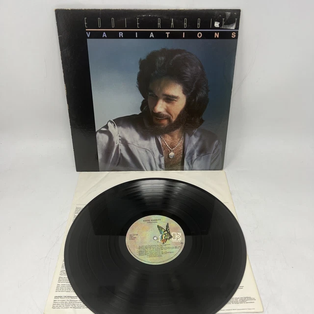 Eddie Rabbit Variations Vinyl Record 1970s Album Vintage 1978 Elektra 6E-127