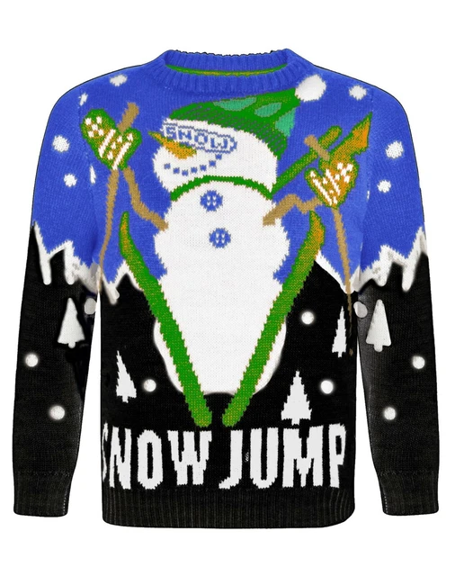 Maglione Natale Bambini Ragazzi Bambini Ragazze Natale Inverno Maglia Retro Novità