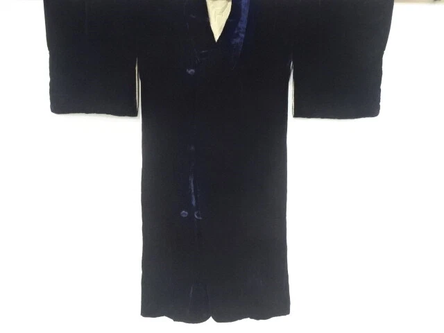 37379# Japanese Kimono / Michiyuki Coat/ Velvet