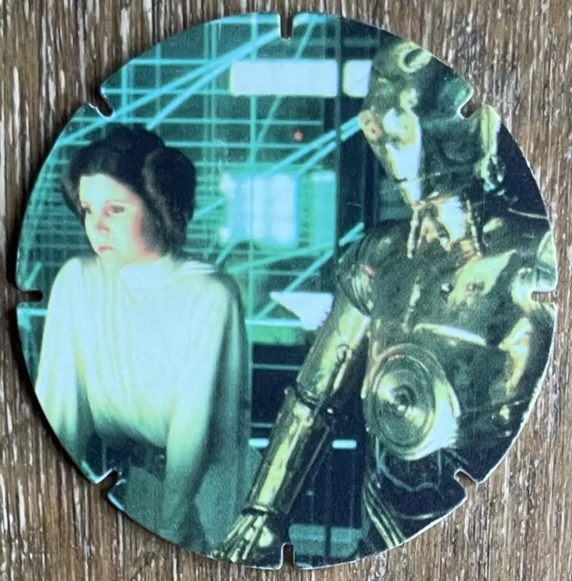 Star Wars Trilogy Tazo No 12 Princess Leia & C-3PO Walkers 1996 Inc Free Postage