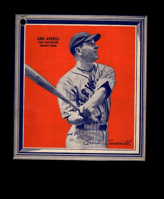 1930-38 Wheaties Set-Break Earl Averill *GMCARDS* 1930-38 Wheaties Set-Break Earl Averill *GMCARDS*