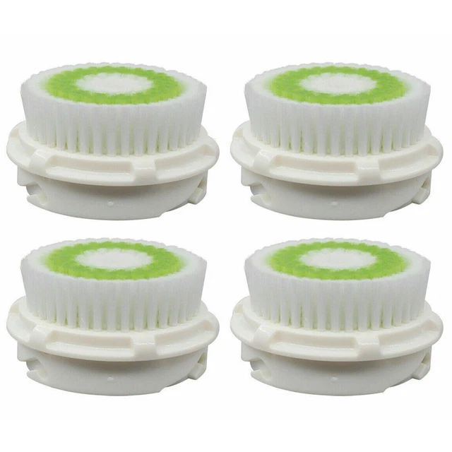 Confezione da 4 testine pulizia viso inclini all'acne per Clarisonic Mia 1 2