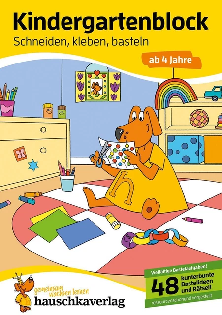 Kindergartenblock ab 4 Jahre - Schneiden, kleben, basteln | Ulrike Maier | Buch