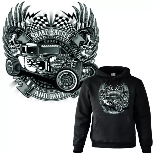 Sweatshirt Speedshop Rockabilly Auto Werkstatt Hoodie Hot Rod *1087