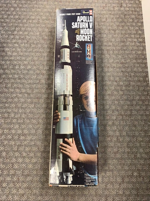 thumbnail interactive-video image 1 of Revell 1/96 Apollo Saturn V Replacement Parts - Vintage Space Model Kit, 1994, $5 Per Set 1 of 3