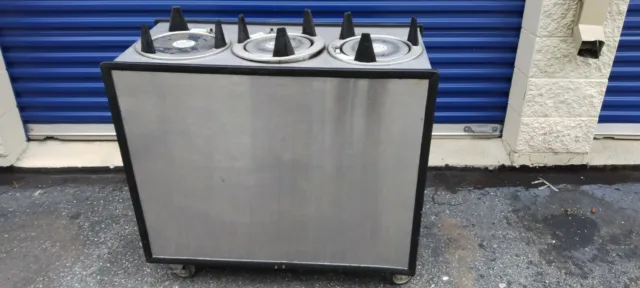 Plate heater Wyoff lowerator standex hml3-9 stainless dish dispenser localpickup
