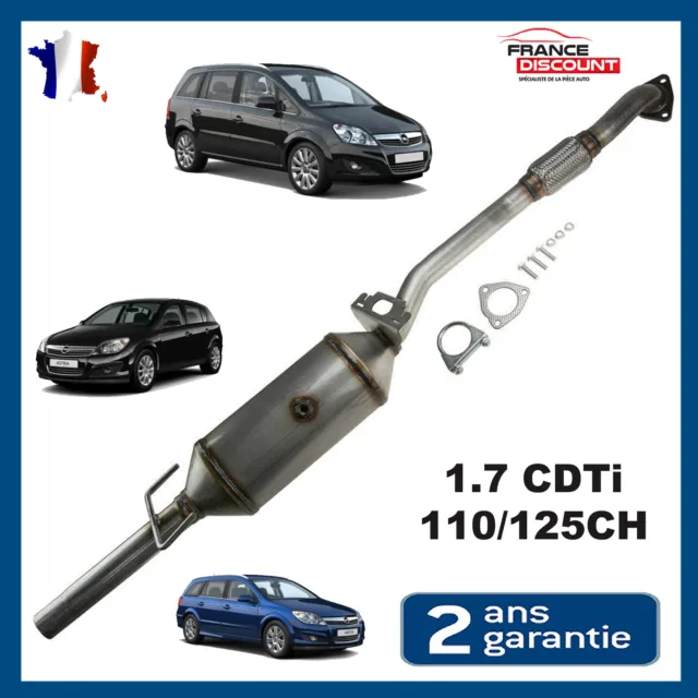 Filtre à Particules suies FAP DPF pour OPEL ASTRA H ZAFIRA B 1.7 CDTi 110 125