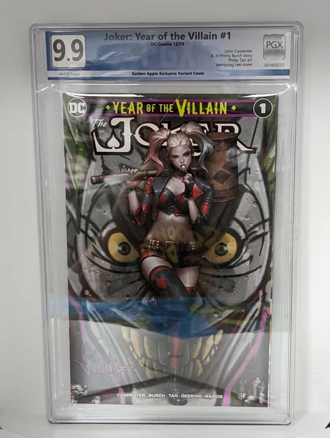 JOKER YEAR OF THE VILLAIN 1 PGX 9.9 DC Jeehyung Lee Harley Quinn Variant Not CGC