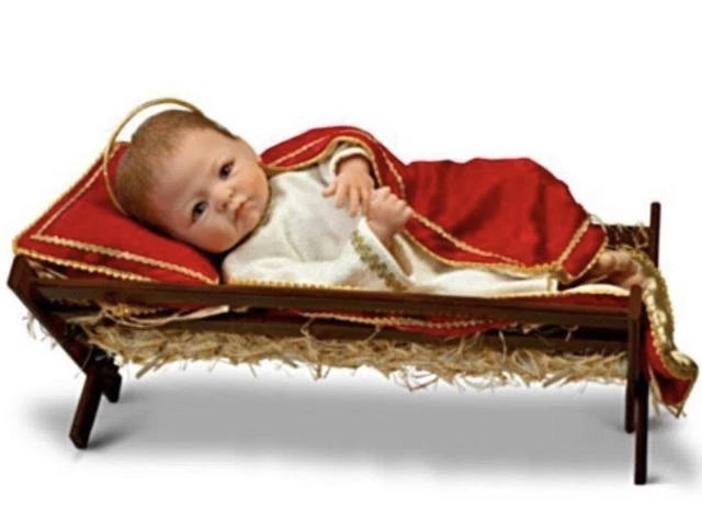 Ashton Drake Galleries A Savior Is Born Baby Jesus Limited Edition Linda Murray