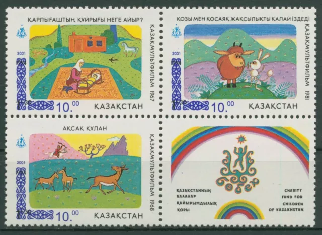 Kasachstan 2001 Kinderfilme 304/06 ZD postfrisch