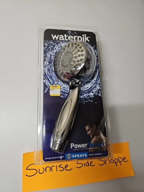 Waterpik trs-553e PowerSpray+ Hand Held Shower Head New