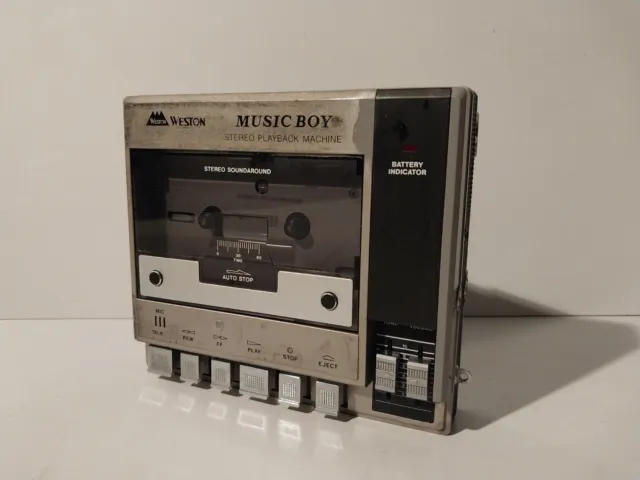 Vintage Weston Music Boy Cassette Player Made In Japan CP105 1980s Walkman