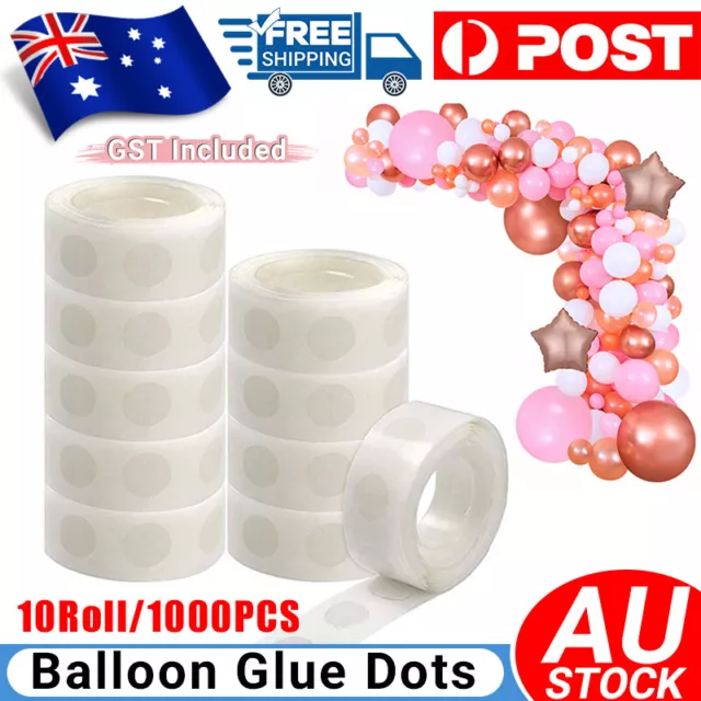 1000Pcs Balloon Glue Dots Photo Adhesive Party Double Sided Tape Scrapbooking