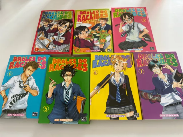 Lot 7 Drôles De Racailles : Tome 1 À 7 (Manga De Miki Yoshikawa) Français Tbe