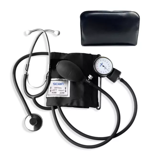 Scian Aneroid Sphygmomanometer Manschette Stethoskop Manuelle Blutdruckmessgerät