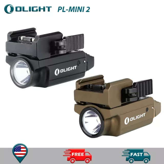 Olight PL-MINI 2 Valkyrie 600 Lumens Pistol Light Rechargeable Tactical Light