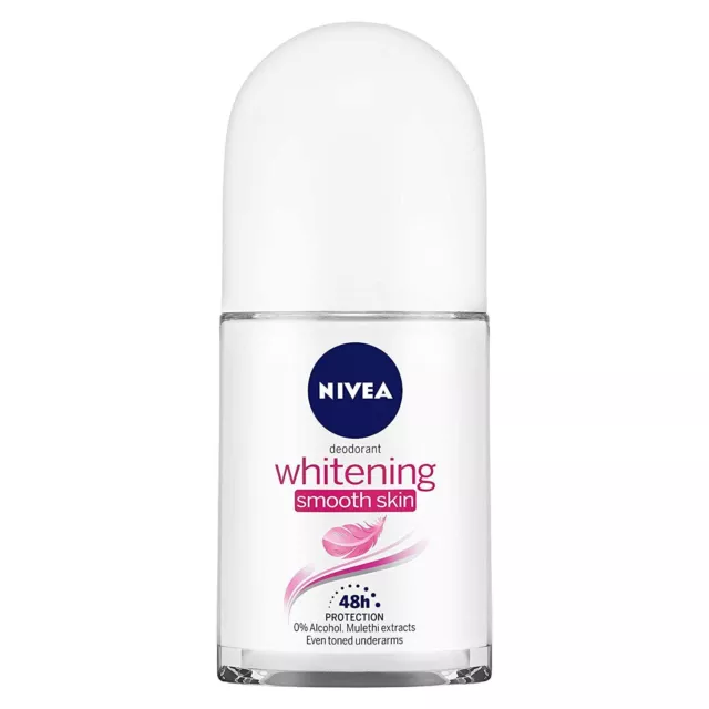 NIVEA Déodorant blanchissant pour peau lisse, 50 ml (lot de 1)