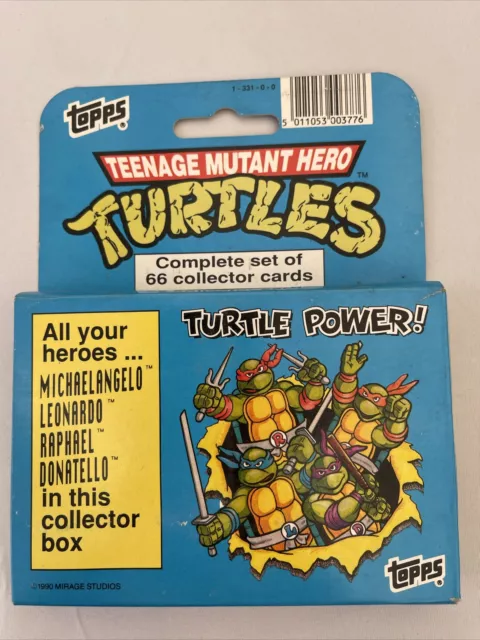 1990 Topps Tmnt Teenage Mutant  Hero Turtles Complete Set 66 Cards Brand New