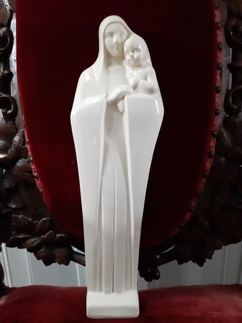 Figurine En Faïence De Desvres, Personnage Ancien, état Accidenté