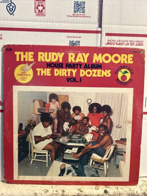 RUDY RAY MOORE DIRTY DOZENS CHERRY RED VOL. 1 NASTY BLACK ADULT See Description