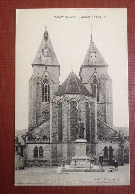 Cpa - 58 - Varzy - Snow - Church Apse