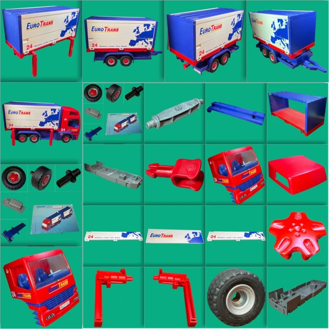 PLAYMOBIL 7499 Camion De Transport Euro Trans - Occasion