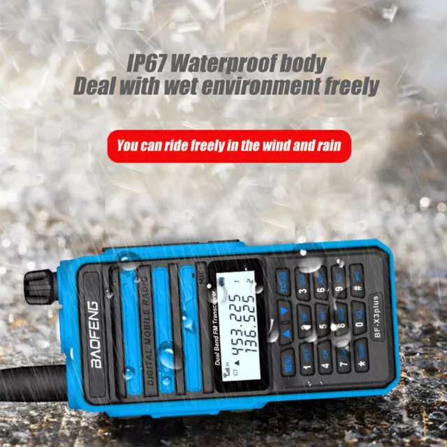 Baofeng Uv-X3 Plus Dual Band Vhf/Uhf 2M/70Cm Walkie Talkie Hand Funkgeräte 128Ch 2