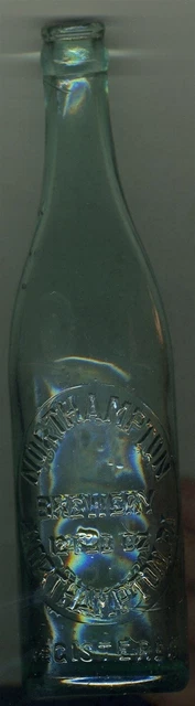 Northampton Brewery Embossed Glass Bottle Pennsylvania 12 Fl Oz