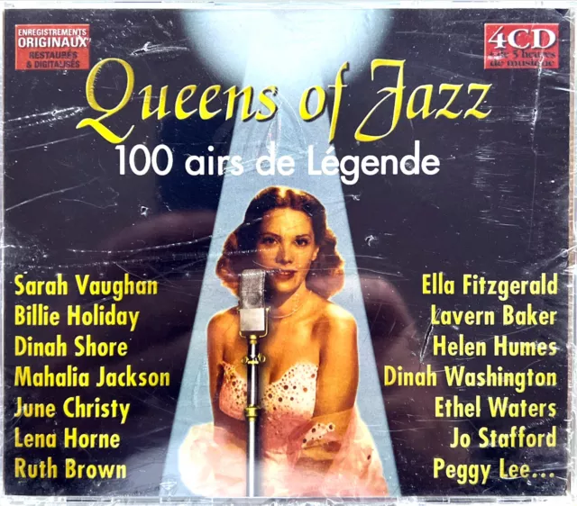 Compilation 4xCD Queens Of Jazz - 100 Airs De Légende