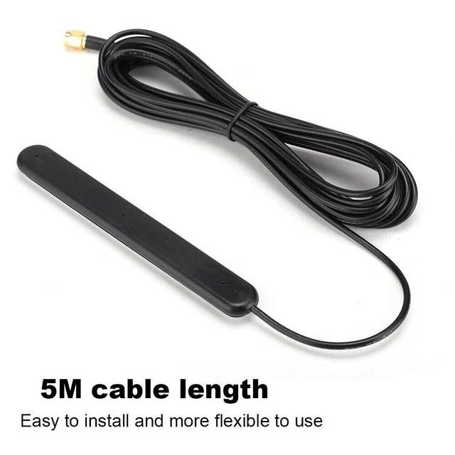 ANTENNA AUTORADIO PREMIUM per segnali FM/DAB/DAB + 5 M lunghezza cavo