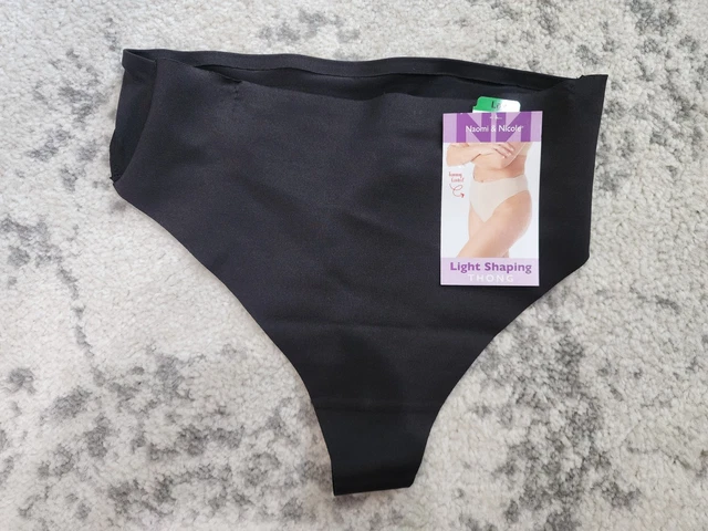 NAOMI & NICOLE Light Shaping Thong Size Large Style 7538 New With Tags ...