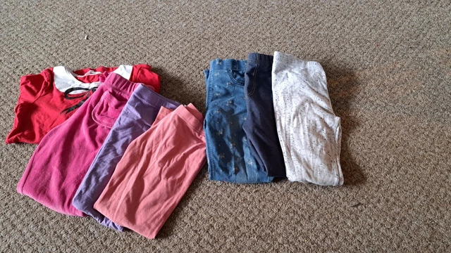 Girls mixed clothes bundle age 6-7 years. H&M,Matalan,lupilu