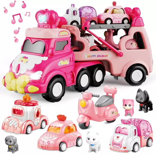 Voiture jouet pour enfants,Assembler Véhicules Camion,4 en 1 D