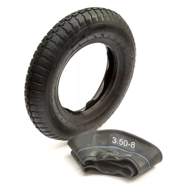 Tyre & Innertube Kit Standard 3.50-8 / 2 Ply Tyre & Rubber Innertube Trolley
