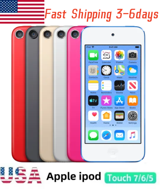 ✅✅New Apple iPod Touch 5th 6th 7th Gen 16/32/64/128/256GB，Sealed Box，US STOCK
