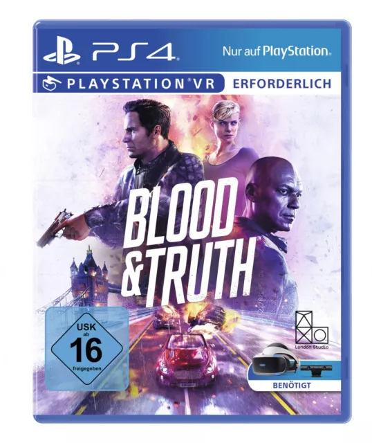 PS4 / Playstation 4 - Blood & Truth benötigt PSVR DE mit OVP sehr guter Zustand