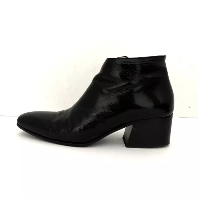 Auth ACNE STUDIOS - Black Patent Leather Women's Boots