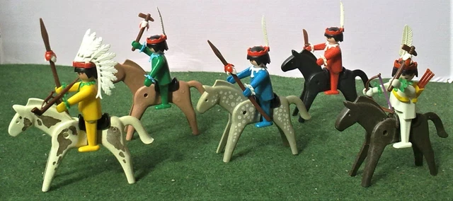 N1 LOT PLAYMOBIL Farwest Caleche Victoria Diligence Mail Western Cowboy Indien EUR 22,00 - FR