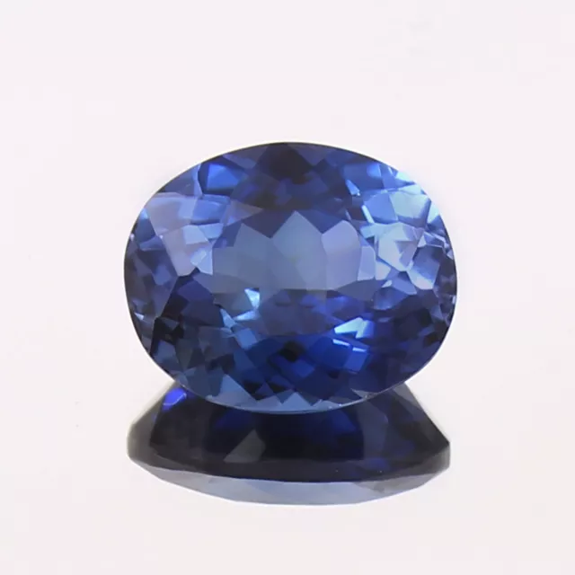 AAA Grade Naturel Ceylan Royal Saphir Bleu 6.70 CT Coupe Ovale Desseré Gemme