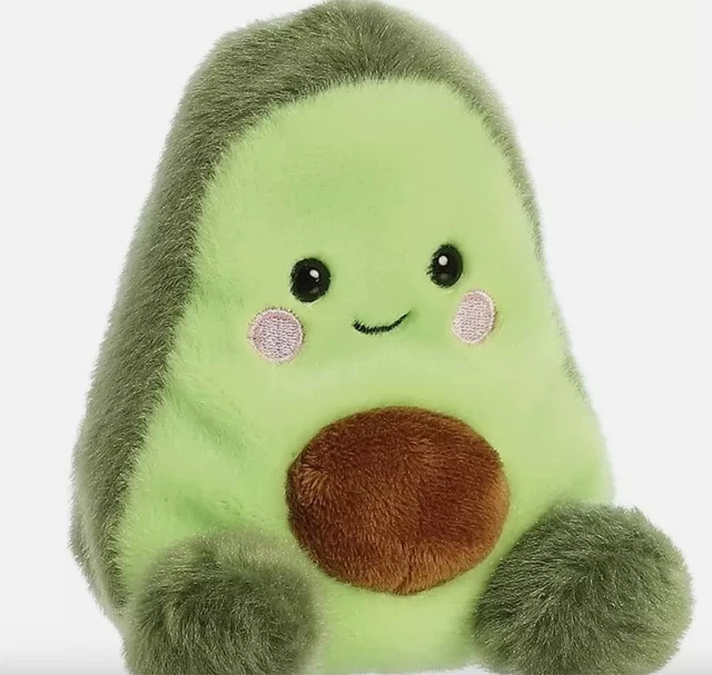 AURORA AIRY AVOCADO 5" Palm Pals Super Soft Toy Plush Brand New With ...