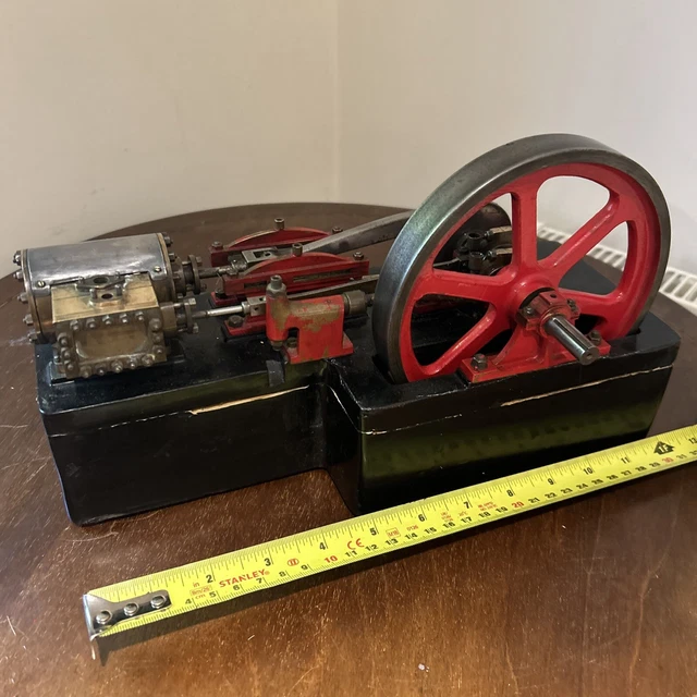 LARGE LIVE STEAM Horizontal Engine Scratch Built With Water Pump ...