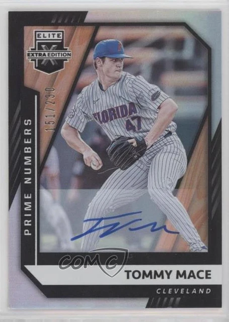 2021 Panini Elite Extra Edition Prime Numbers A Signatures /230 Tommy Mace Auto