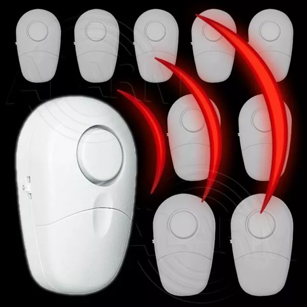 ALARMA DE ROTURA DE VIDRIO Pentatech GB01 detector de rotura de vidrio alarma contra sacudidas protección de ventana