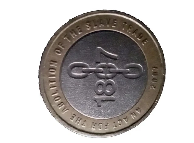 £2 Two Pound Coin (1807) Abolition of Slavery 2007 RARE With Mint Errors